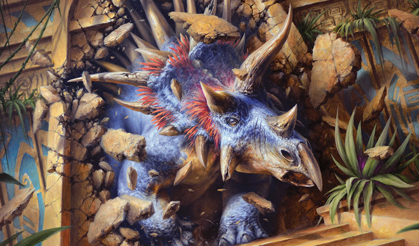 Ceratops da Trompa de Cerco | Arte de: Filip Burburan